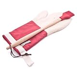 Review Le Creuset  / Le Crueset THFD0767 BBQ Brush and Mitt Set, Cherry
