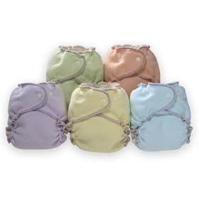 3-Pack Girl Kissaluvs Fitted Cloth Diaper: Size 0 (5-16 lbs)