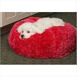 Silky Fleece Ball Dog Bed Size: Large (32