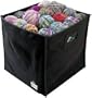 Yarn Catcher Lg Canvas Cube-Black 12 Inch X12 Inch X12 Inch