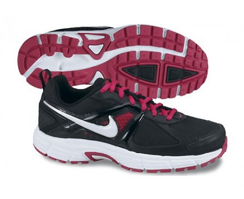 NIKE Dart 9 Junior Laufschuhe, Schwarz/WeiÃ?/Rot, 35.5