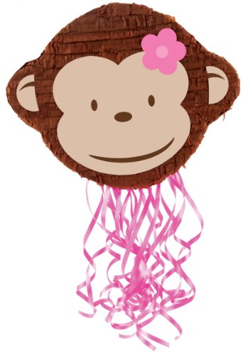 Pink Mod Monkey Pull-String Supplies (Pink)