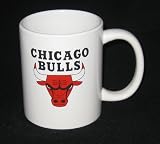 Chicago Bulls NBA 11 oz. Logo White Ceramic Coffee Mug