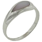 Sterling Silver Pink Pearl Ring