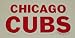 Chicago Cubs MLB Large Team Name Car Magnet