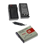 GTMax Premium Replacement NP-FG1,NP-BG1 Lithium-Ion Battery, Charger and Car Adapter For Sony CyberShot DSC-HX5V,DSC-HX5V/B,DSC-WX1,DSC-W290,DSC-W230