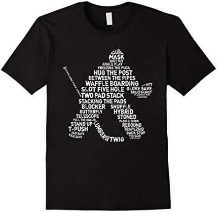 Men's Hockey shirts - Gifts Funny T Shirt for Mom/Dad/Women/Men 3XL Black