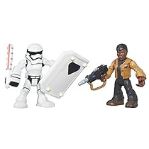 Playskool Heroes Galactic Heroes Star Wars Resistance Finn (Jakku) & First Order Stormtrooper
