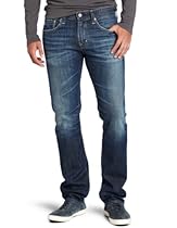Hot Sale AG Adriano Goldschmied Men's The Matchbox Slim Straight Jean in 10 Year Blue, 10 Years Blue, 28