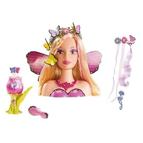Click here to buy Barbie Mariposa Styling Head by Mattel.