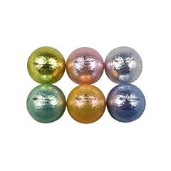Golfballset Metallic, Sixpack Golfb�lle im Metall-Look