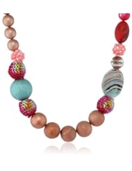 Lenora Dame "Retro" The Queen Mum Red Coral Choker Necklace, 18"
