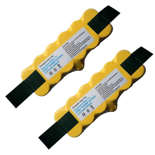 2 packs 14.4-Volt 3300 mAH NiMH Replacement Battery For iRobot Roomba Discovery 500 Series Robotic Vacuums