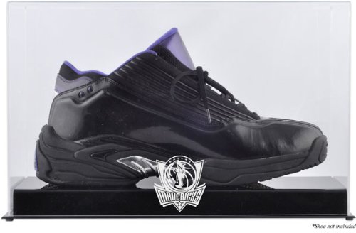 Mounted Memories Dallas Mavericks Team Logo Basketball Shoe Display Case