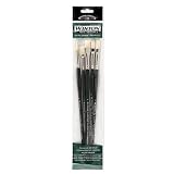 Winsor & Newton Winton Hog Bristle Brushes - Set of 5