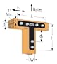 Simpson Strong Tie 1212HTPC 12" x 12" x 2-1/2" Ornamental "T" Beam to Column Strap Tie Textured Black