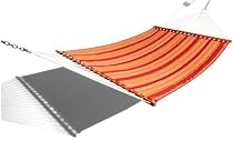 Strathwood Quilted Fabric Hammock, Red Stripe