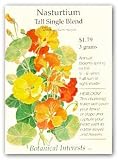 Nasturtium Tall Climbing Single Heirloom Seeds 20 Seeds
