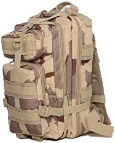 GP 30L Outdoor Multifunctional 3P Tactical Camouflage Backpack,High Capacity Military Backpack For Outdoor Activities,With A Velcro Badge AS A FREE GIFT,DCU Style