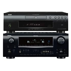 Denon AVR-2309CI Home Theater Receiver and DVD-2500BTCI Blu-ray Disc Bundle