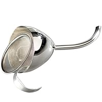 The Wine Enthusiast Silver-Plated Funnel with Screen - Chrome