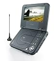 Daewoo DPC 7600 PDT Tragbarer DVD-Player 16:9 7 Zoll / 17,8 cm Display mit DVB-T-Tuner (DivX-zertifiziert) schwarz