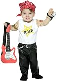 Kids Little Musician Play Outfit Baby Future Rock Star American Idol Boy + Microphone and Red Guitar