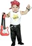 Kids Halloween Costume Baby Rockstar American Idol Boy 6-12 Months Infant Size 1-2