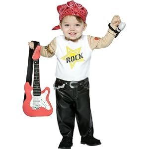Kids Halloween Costume Baby Rockstar American Idol Boy 6-12 Months Infant Size 1-2 by Rasta Imposta