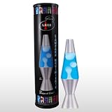 10 inch / 8 oz. Lava Lamp - White Wax with Blue Liquid