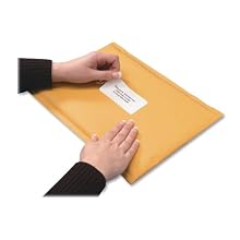 Quality Park Bubble Mailer with Mailing Labels, Redi-Strip, 9 x 12 Inches, Brown Kraft, Box of 10 (85690)