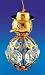 Snowman 24k Gold Swarovski Crystal Ornament Figure