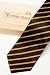 The Sell Tie by Yuppie Island - Our time-honored skinny stripe is hand-tailored of 10...