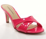 41z7LjsAqVL. SL160  Pink Criss Cross Patent Slide Sandals Heels