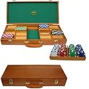 Holz Koffer fuer Poker Chips , Spielkarten , Zubehoer