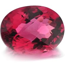 Pink Tourmaline 14x12 MM Oval Checkerboard Cut: 8.92 Carats