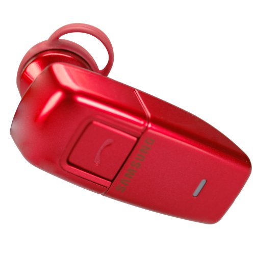 Samsung WEP200 Bluetooth Headset v2.0 - Red (Samsung Retail Packaging)