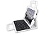 TsirTech Bluetooth Keyboard and Genuine Leather Briefcase With Handle Bag Accessory for “New Apple iPad 3 4G” Lite/ iPad 2 tablet / Wifi model 16GB, 32GB, 64GB White