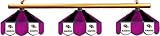Baltimore Ravens Pool Table Light - Stained Glass Shades