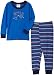 Gerber Multi-Sport Stripe Cotton PJs Two Piece, Royal, 18 Months