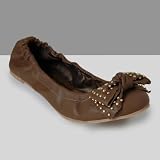 CHRISTI01 Women's Comfy Flats Shoes Dark Taupe