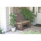 Smithton Glider Bench Color: Green