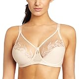 Wacoal Women's Feather Embroidery Full Figure  Underwire Bra, Naturally Nude, 36D