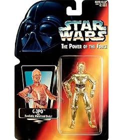 Star Wars Power of the Force Red Card C-3PO Figure