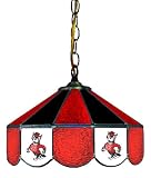 NC State Wolfpack 14 Tiffany Style Swag Lamp