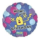 Wow Wow Wubbzy 18 Inch Mylar Foil Balloon Blue purple jum