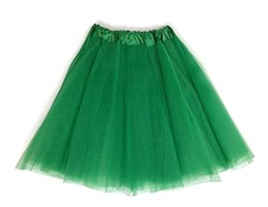 Rush Dance Women's Costume Ballet Warrior Dash Run Tutu (Adult, Kelly Green)