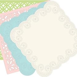 Martha Stewart Crafts Die-Cut Pack Glitter, 6 Sheets, 12 by 12 Inches