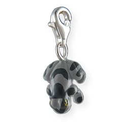 MELINA Charm Anh�nger Frosch Silber 925 Emaile