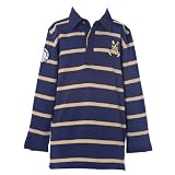 Tartine et Chocolat - Polo de Rugby en Coton à Manches Longues avec Rayures Marines - Garçon
